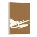 Obraz w ramie 80x120 - Taniec Energii - abstrakcyjne kreski, maźnięcia - rama drewno