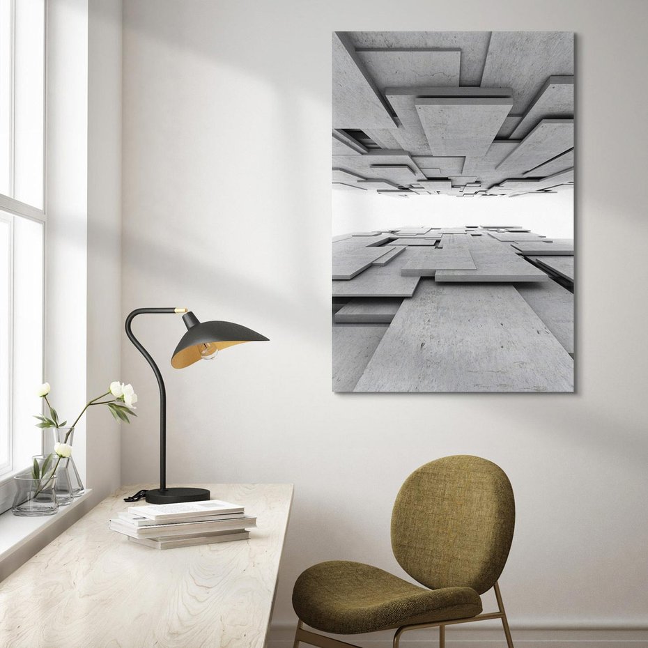 Obraz na płótnie 80x120 - Architektura 3D - architektura, 3D