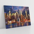 Obraz na płótnie 120x80 - Miasto Nocy - Nowy Jork, miasto