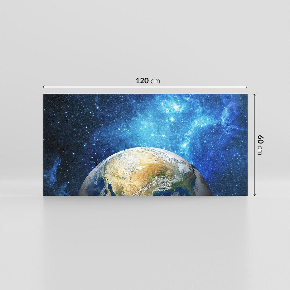 Obraz na płótnie 120x60 - Kosmiczne Horyzonty - Ziemia, kosmos