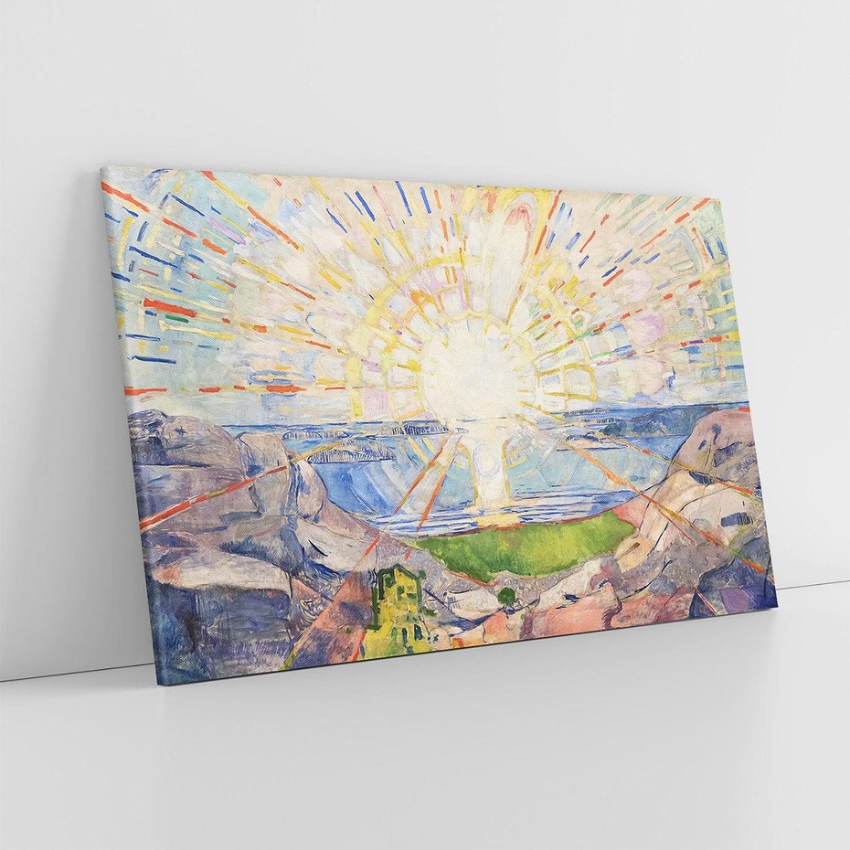 Obraz na płótnie 100x70 - "Solenintro" (1912-1913) Edvard Munch - Reprodukcja - reprodukcja, obraz na płótnie