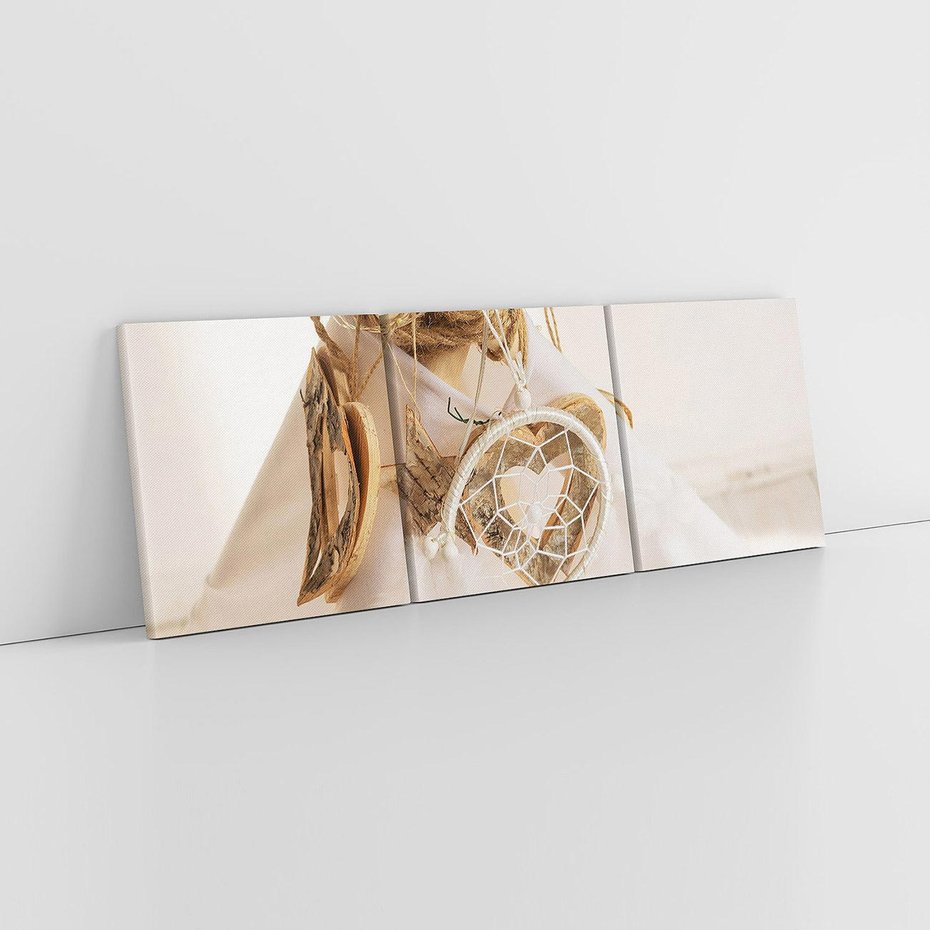 Obraz na płótnie 120x40 - Oaza Swobodnego Stylu - boho, tipi