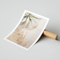 Plakat bez ramy 30x40 - Aloes w Stylu Boho - kompozycja, wiklina