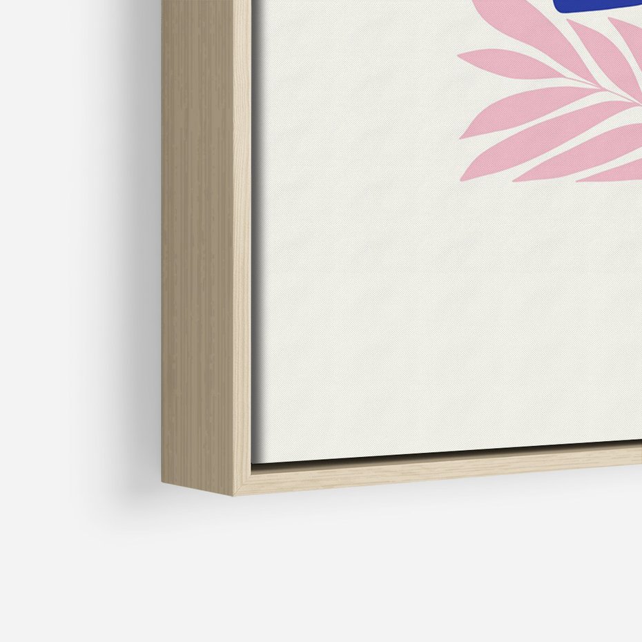 Obraz w ramie 50x70 - Żart z Czaszką - abstrakcja, sztuka nowoczesna - rama drewno