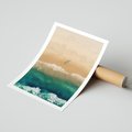 Plakat bez ramy 30x40 - Nadbrzeżna Harmonia - plaża, morze