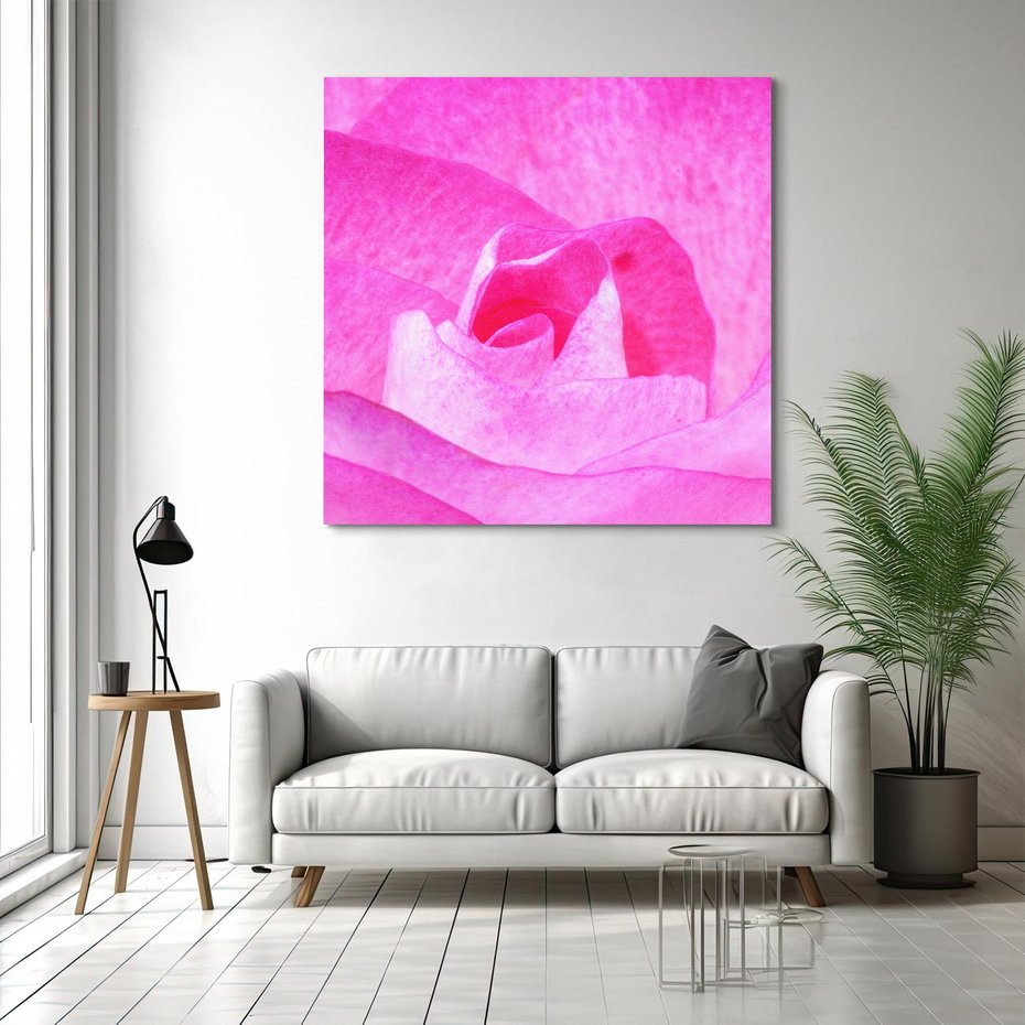 Obraz na płótnie 60x60 - Kwiaty w harmonii z naturą - kwiat, kwiaty