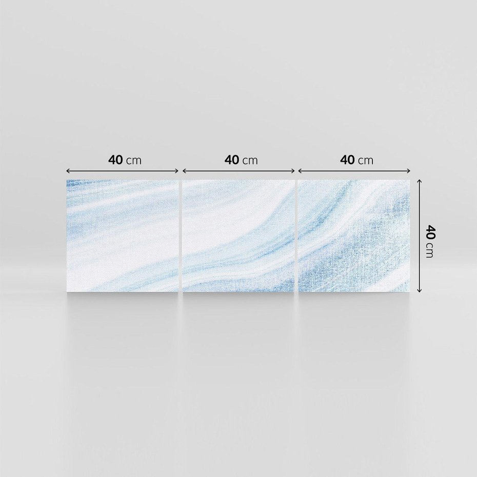 Obraz na płótnie 120x40 - Abstrakcyjna akwarela - abstrakcja, akwarela