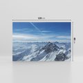 Obraz na płótnie 120x80 - Mroźne góry zima w pełnym rozkwicie - góry, zima