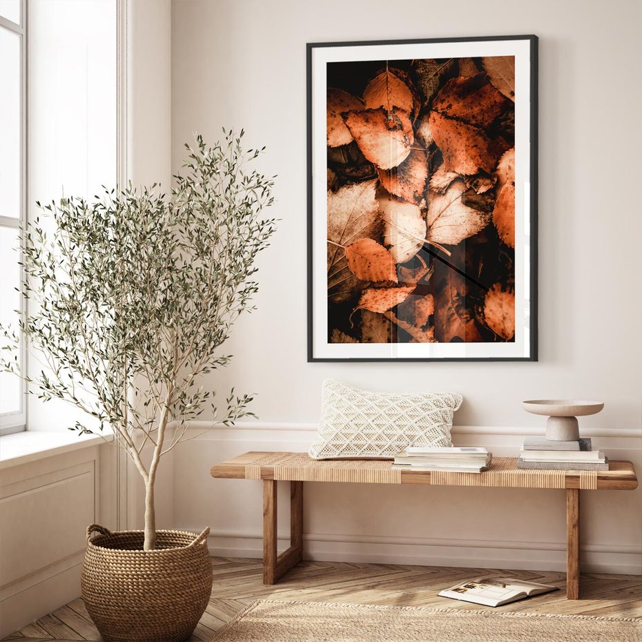 Plakat bez ramy 30x40 - Jesienna Paleta - liście, jesień