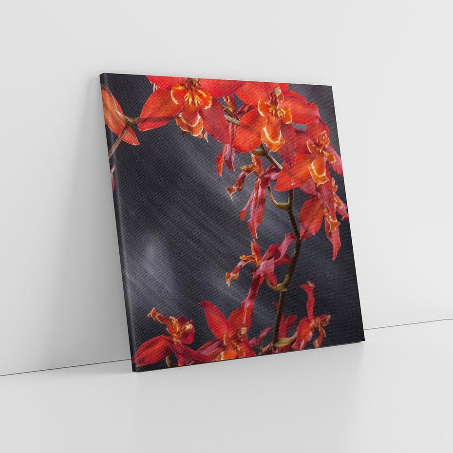 Obraz na płótnie 60x60 - Kolorowy Raj - kwiaty, tropikalne