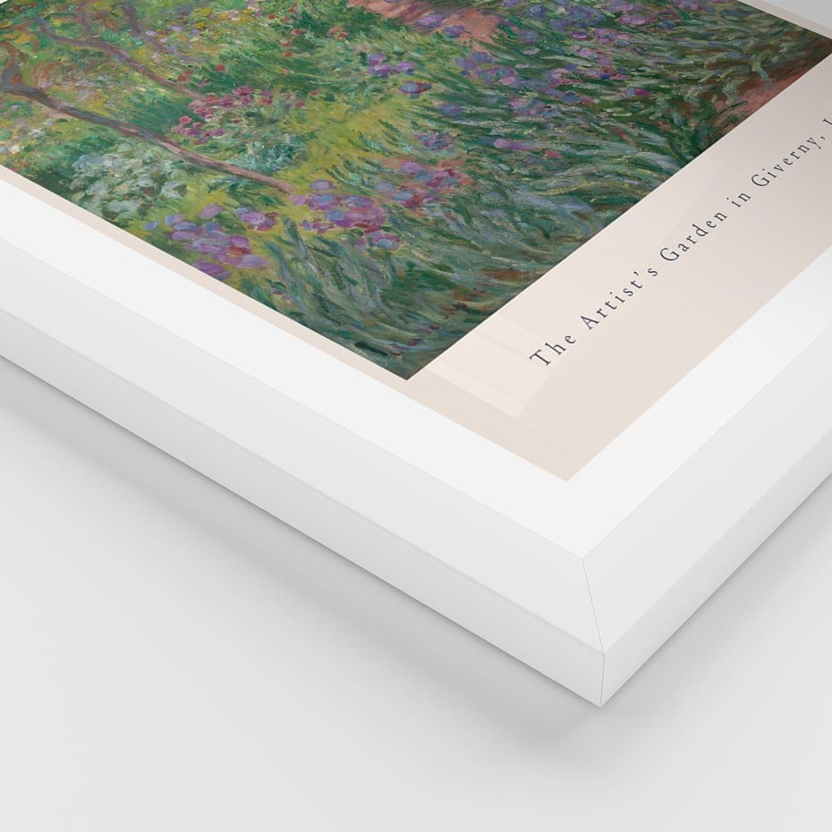 Plakat w ramie 30x40 - Reprodukcja Moneta - Monet, reprodukcja - rama biała