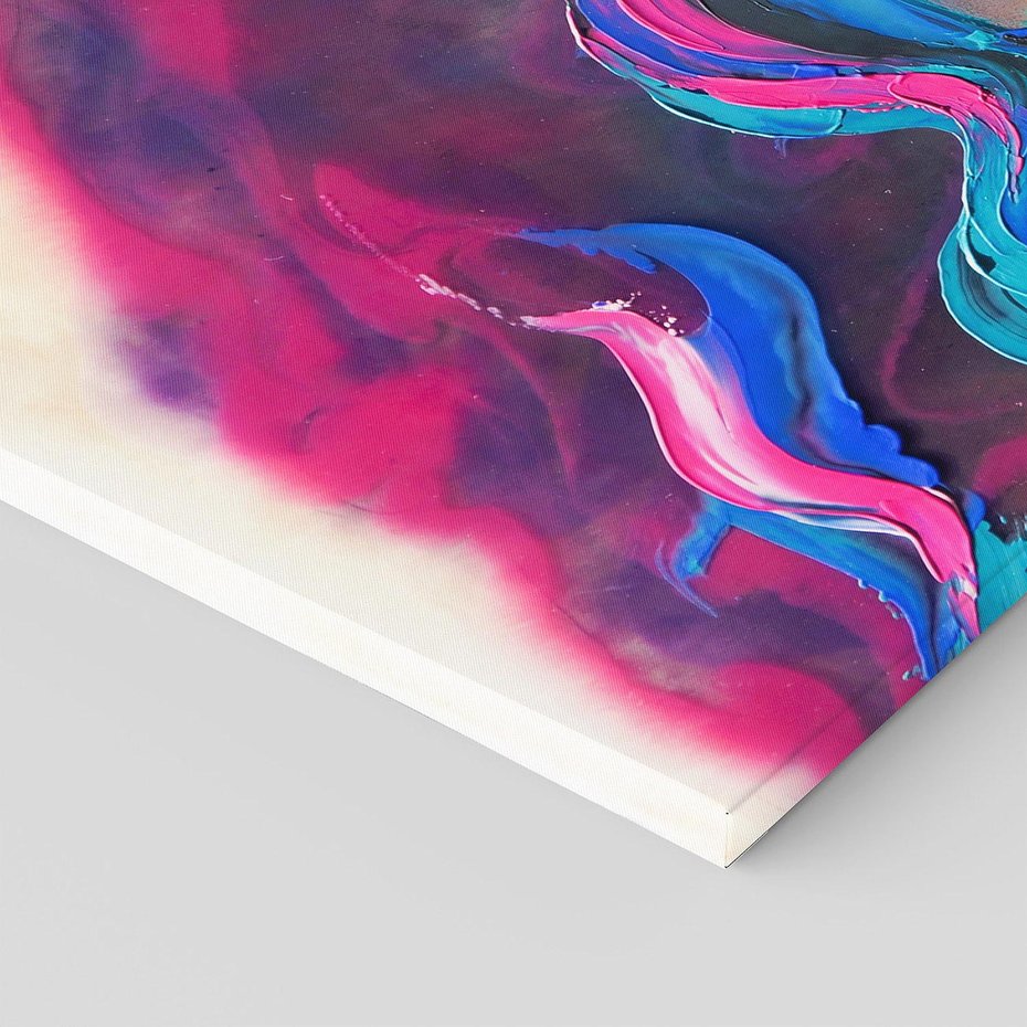 Obraz na płótnie 120x60 - Bujna Ekspresja - grafika komputerowa, przypomina obraz olejny