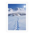 Plakat bez ramy 21x30 - Magia zimowych gór - zima, góry