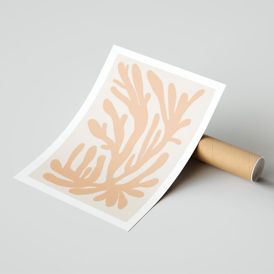 Plakat bez ramy 50x70 - Rozkwitające Abstrakcje - nowoczesna sztuka, plakat modern