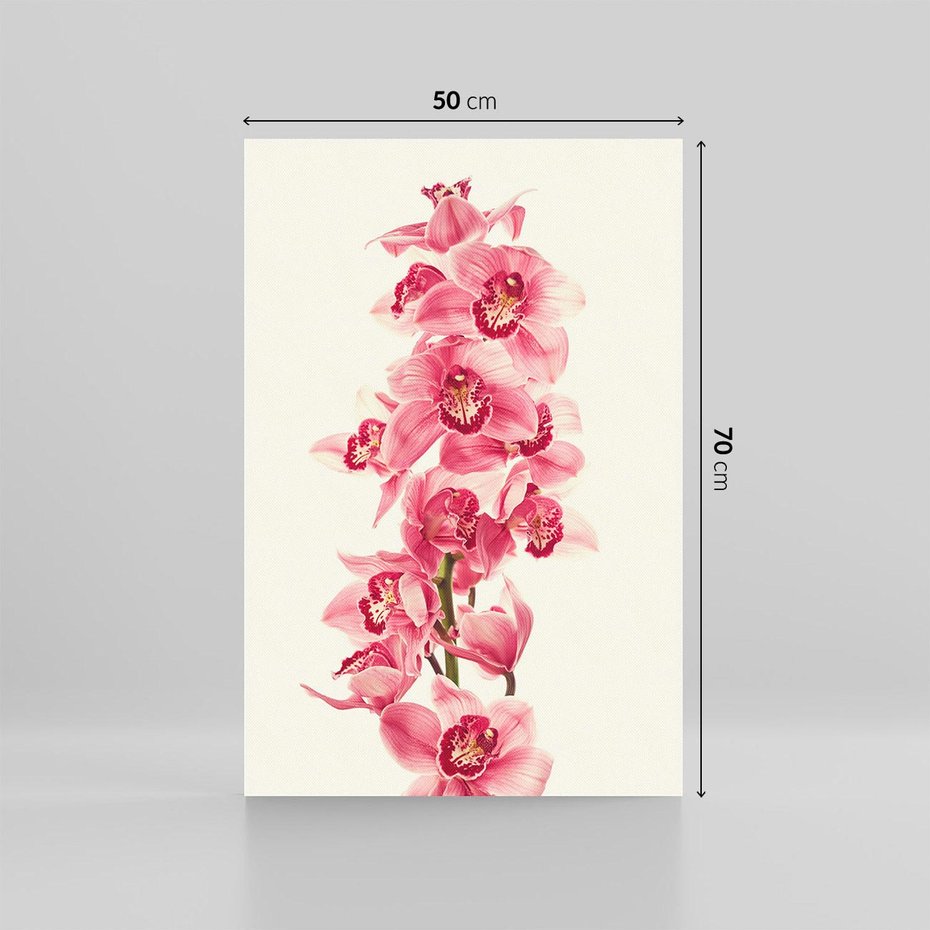 Obraz na płótnie 50x70 - Orchidea w spa - relaks - orchidea, spa