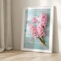 Plakat bez ramy 40x50 - Hiacynty w Kwiatowej Kompozycji - hiacynty, kwiaty