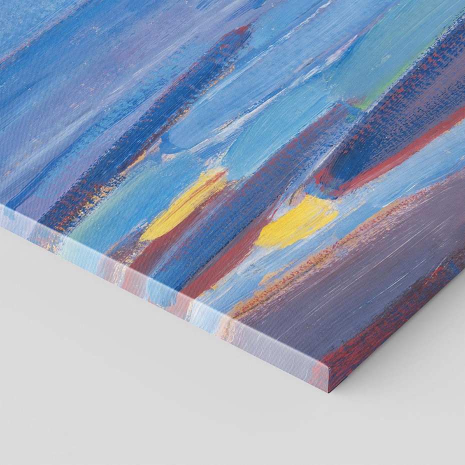 Obraz na płótnie 70x100 - "By the Sea" (1909), Piet Mondrian - Reprodukcja - reprodukcja, obraz na płótnie