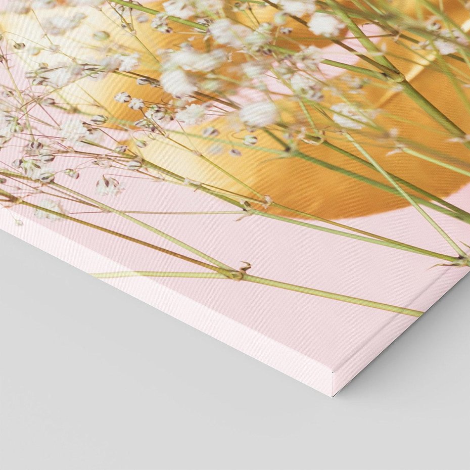 Obraz na płótnie 100x50 - Blask Natury - złote, liście