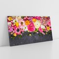 Obraz na płótnie 120x60 - Kompozycje kwiatowe: harmonia natury - kwiaty, kompozycja