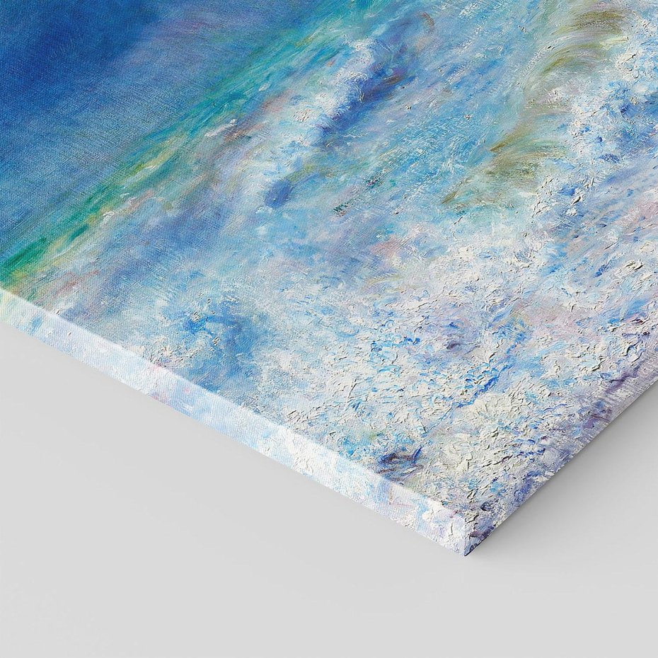 Obraz na płótnie 60x60 - "Seascape" (1897), Pierre-Auguste Renoir - Reprodukcja - reprodukcja, obraz na płótnie