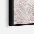 Obraz w ramie 70x50 - Pejzaż zaklętych uczuć - monochromatyczne, w odcieniach beżu - rama czarna