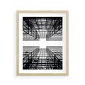 Plakat w ramie 40x50 - Czar i Wielkość - wieżowce, architektura - rama drewno