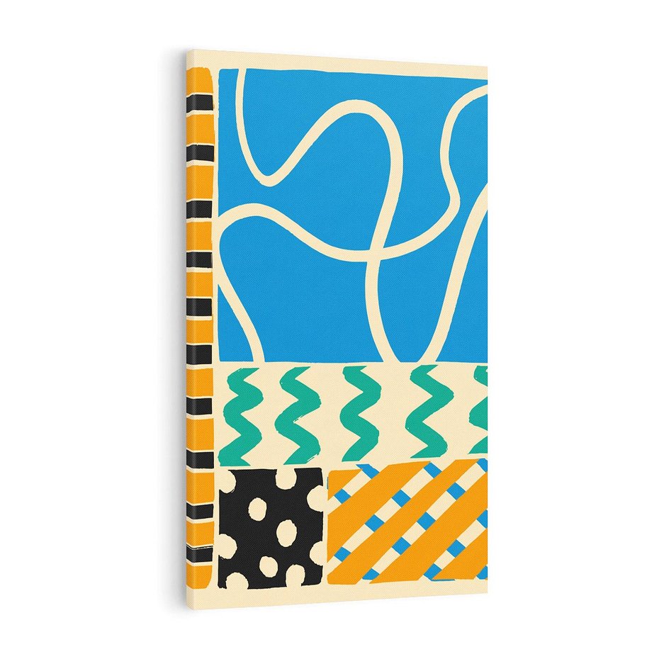 Obraz na płótnie 80x120 - Etno Boho - etno ornamenty, boho klimat