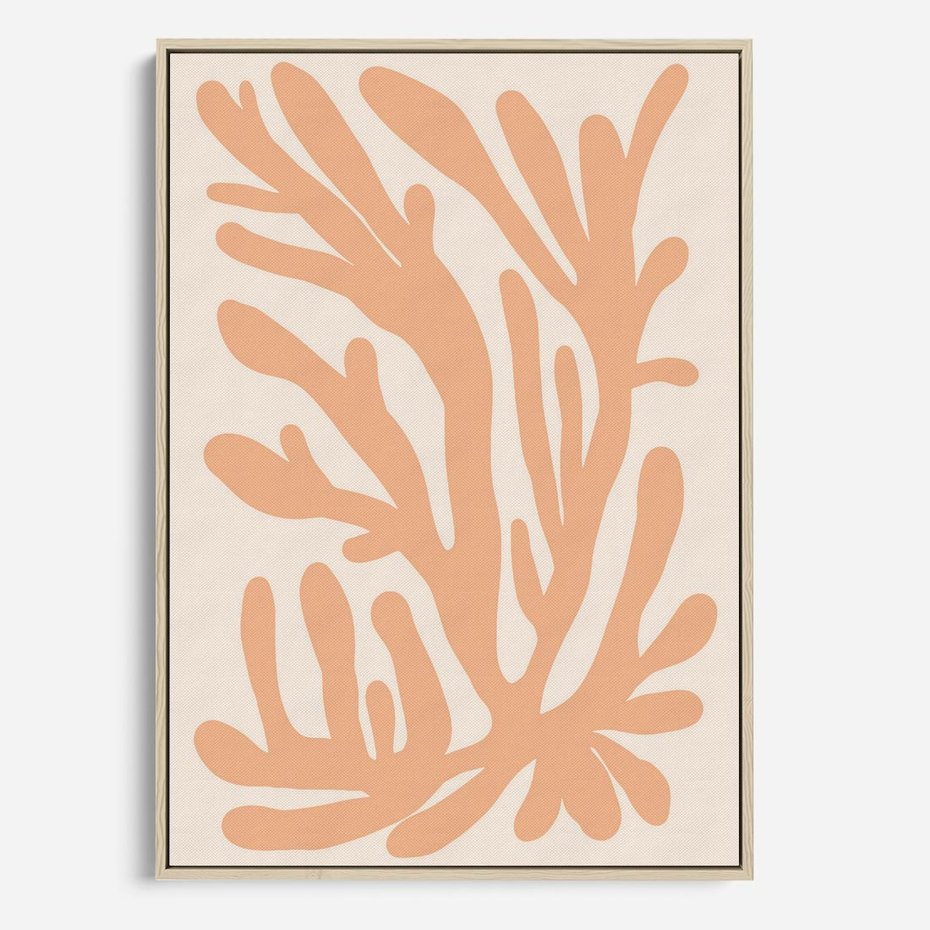 Obraz w ramie 70x100 - Rozkwitające Abstrakcje - nowoczesna sztuka, plakat modern - rama drewno