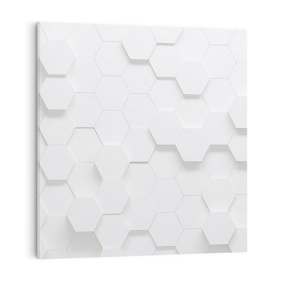 Obraz na płótnie 50x50 - Intrygujący Wymiar - geometria, 3D