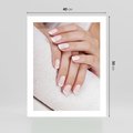Plakat bez ramy 40x50 - Piękno manicure - manicure, paznokcie