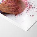 Plakat bez ramy 21x30 - Makijaż w kolorze pędzla - makijaż, pędzel