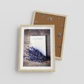 Plakat w ramie 30x40 - Lawendowa Magia - lawenda, fiolet - rama drewno
