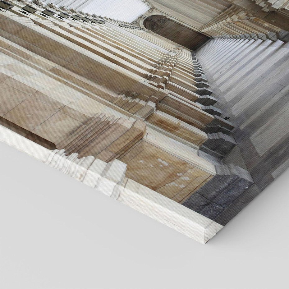 Obraz na płótnie 40x40 - Uroki Kolumn - kolumny, architektura