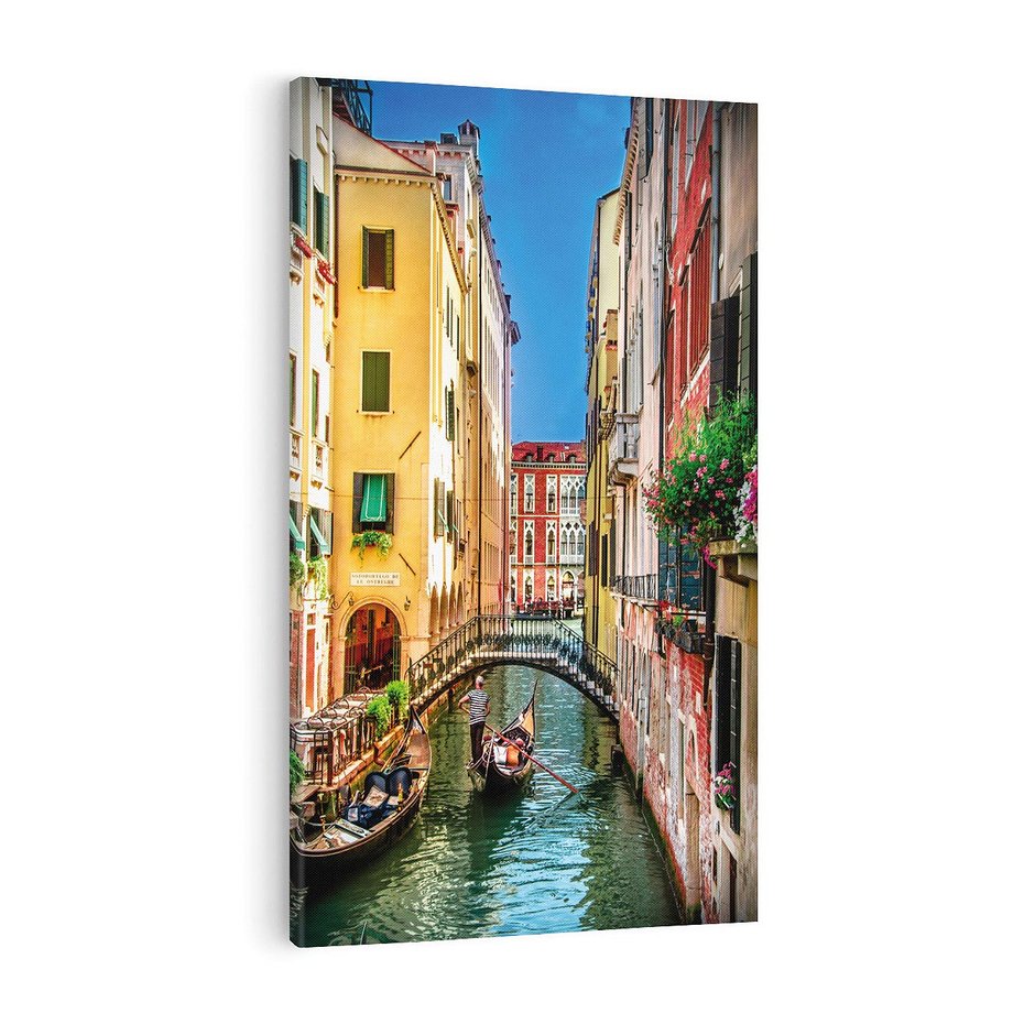 Obraz na płótnie 50x70 - Romantyczna Gondola - Wenecja, gondola