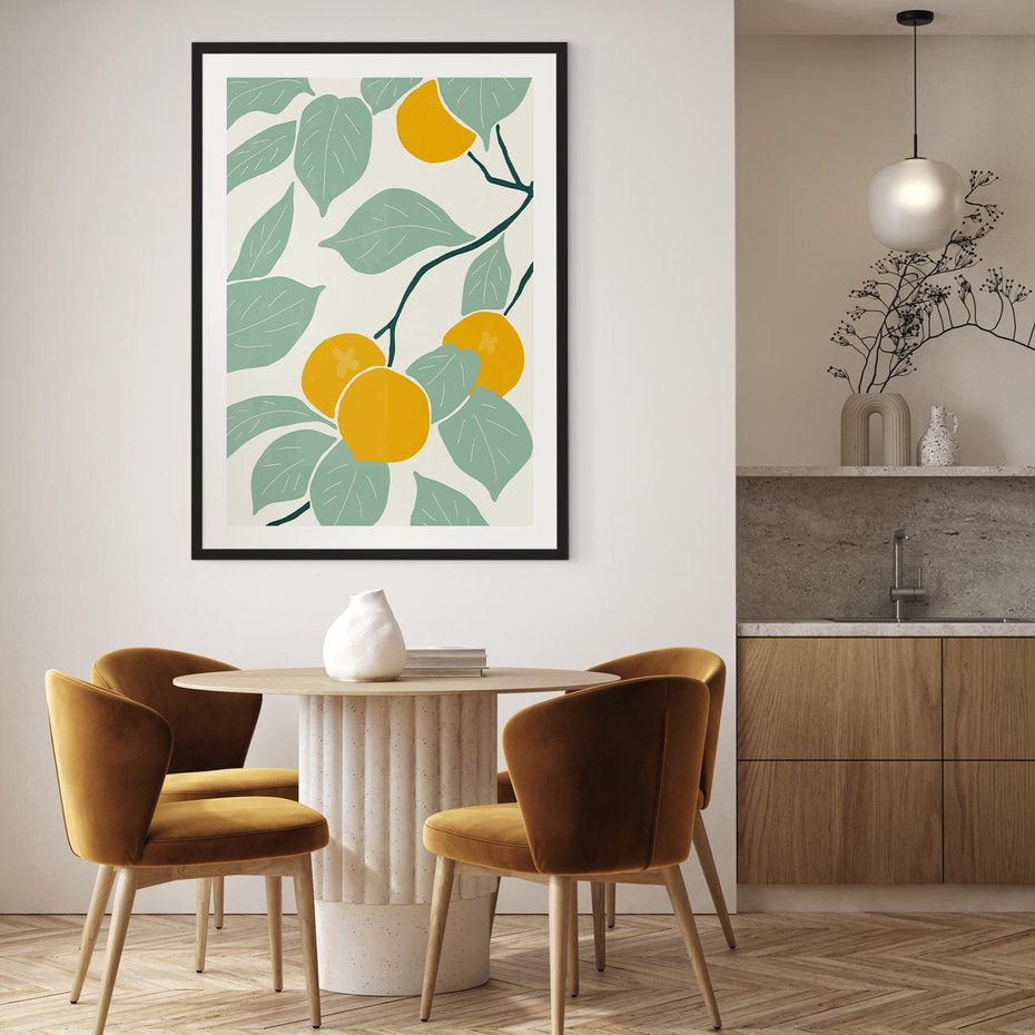 Plakat bez ramy 21x30 - Wewnętrzna Melodia - plakat, nowoczesna sztuka