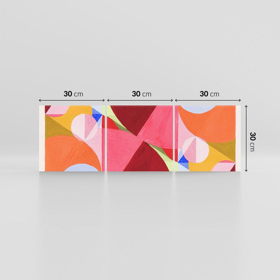 Obraz na płótnie 90x30 - Area Broken by Perpendiculars 1934, Jospeh Schillinger - Reprodukcja - reprodukcja, obraz na płótnie