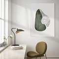 Plakat bez ramy 21x30 - Owocowe Boho Inspiracje - minimalistyczny plakat, gruszka
