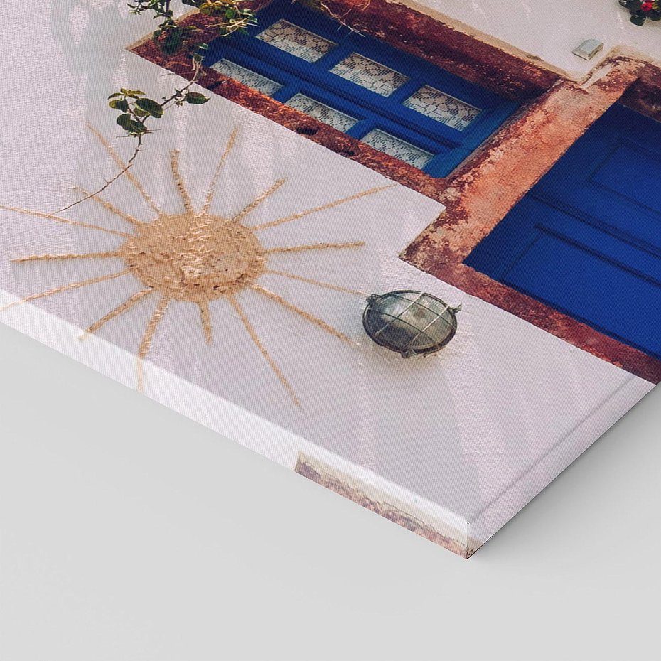 Obraz na płótnie 120x60 - Urok Greckiej Wyspy - Santorini, Grecja