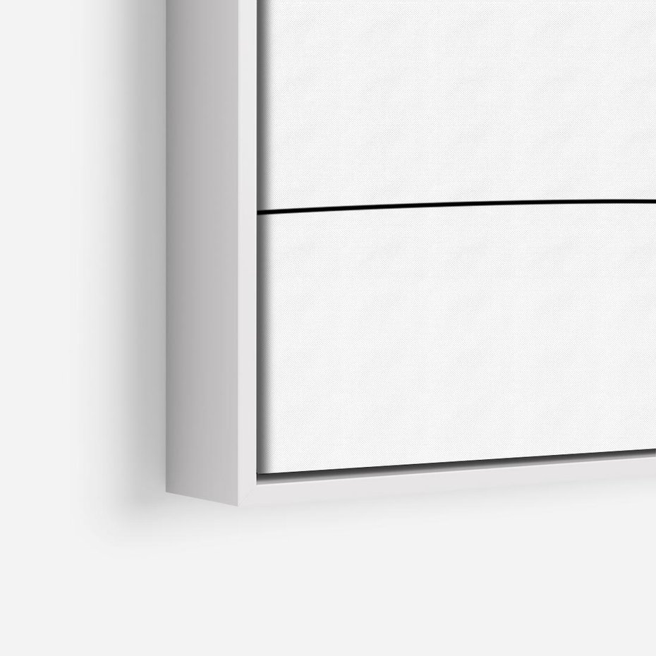 Obraz w ramie 70x50 - Linie Wewnętrznej Refleksji - line art, szkic - rama biała