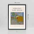 Plakat w ramie 50x70 - Reprodukcja van Gogha - vincent van gogh, reprodukcja - rama czarna