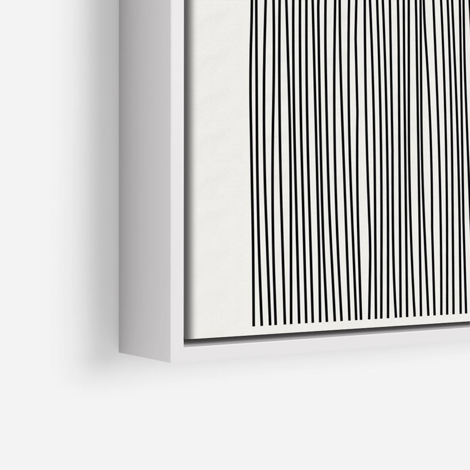 Obraz w ramie 80x120 - Słoneczne Odbicia - geometria, żółte koło - rama biała