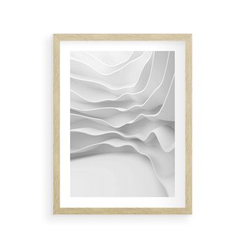 Plakat w ramie 40x50 - Żywa Natur - 3d, abstrakcja - rama drewno