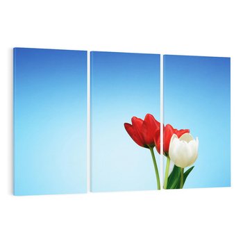 Obraz na płótnie 120x80 - Tulipanowy zachwyt - tulipany, kwiaty