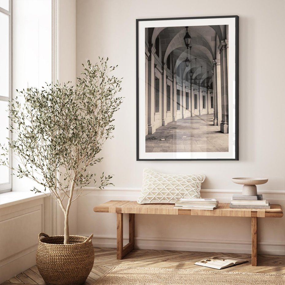 Plakat bez ramy 50x70 - Kolumny Elegancji - architektura, kolumny