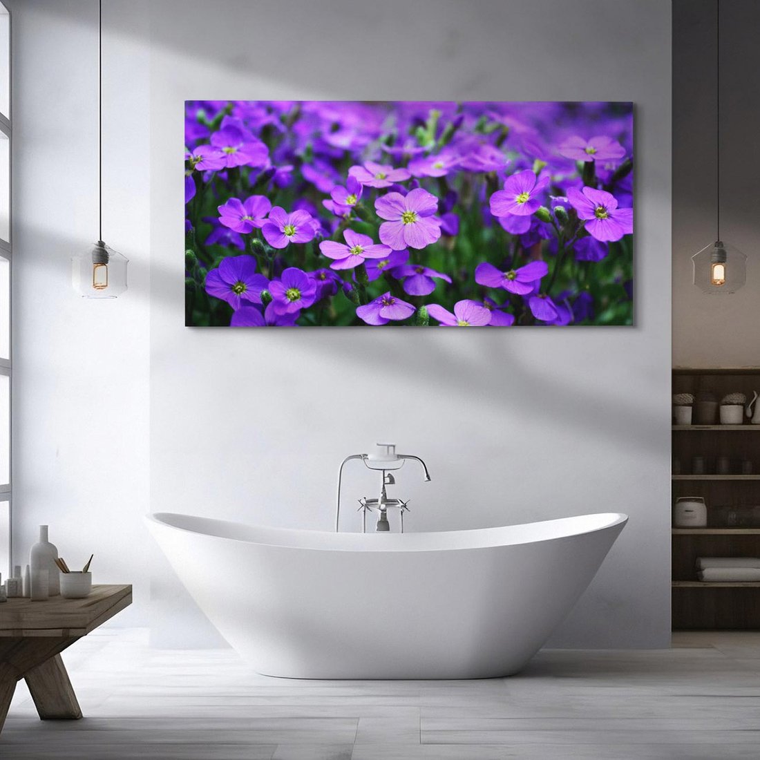 Obraz na płótnie 120x60 - Kwiatowe uniesienia magia natury - kwiat, kwiaty