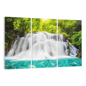 Obraz na płótnie 120x80 - Magiczne wodospady Tajlandii - Tajlandia, wodospad