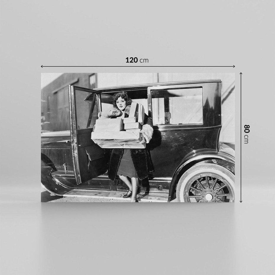 Obraz na płótnie 120x80 - Nostalgiczna Podróż - fotografia vintage, lata 30