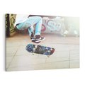 Obraz na płótnie 120x80 - Skateboardowe Rytmy na Desce - deskorolka, skateboard