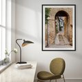 Plakat bez ramy 30x40 - Klimatyczna Uliczka w Grecji - uliczka, Grecja