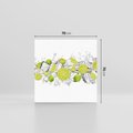 Obraz na płótnie 70x70 - Rześkość i smak - limonki, lód